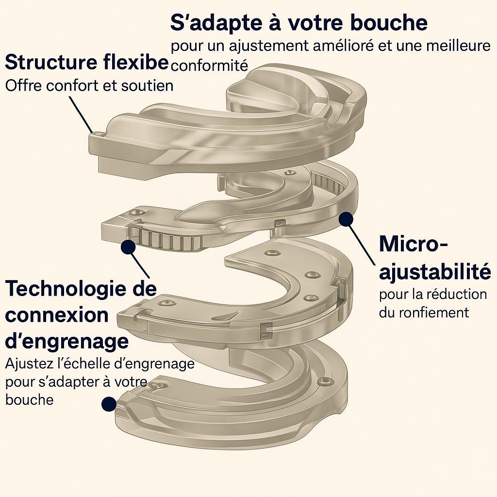 Protège-Dents Anti-Ronflement et Anti-Bruxisme