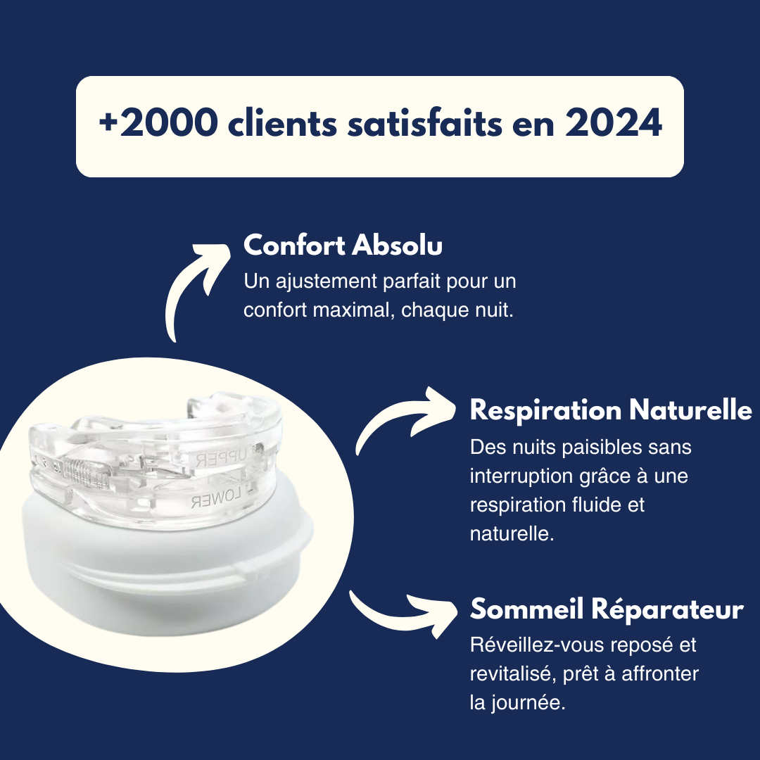 Protège-Dents Anti-Ronflement et Anti-Bruxisme