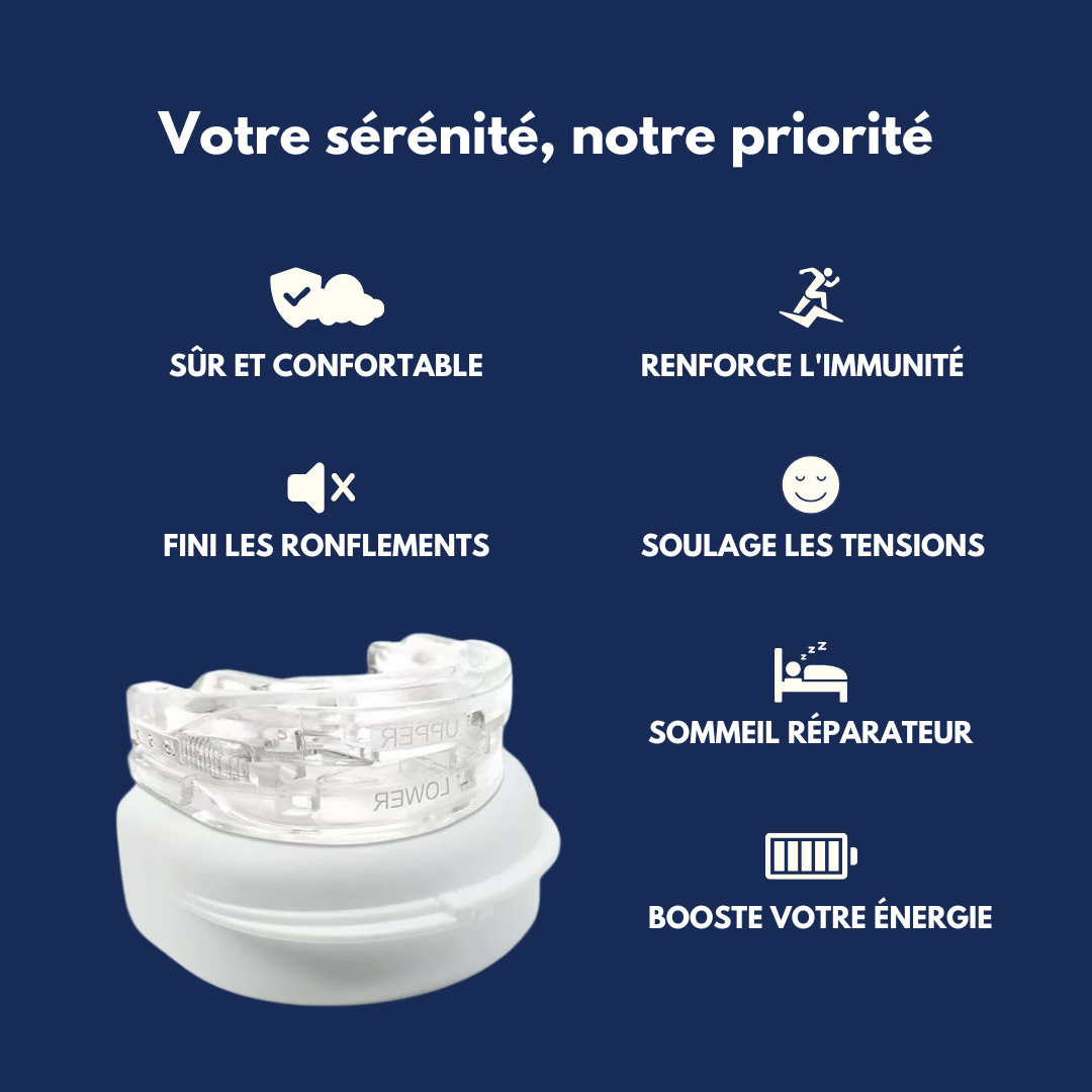 Protège-Dents Anti-Ronflement et Anti-Bruxisme